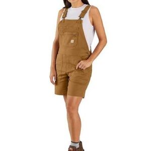 Carhartt Rugged Flex Relaxed Fit Canvas Shortalls